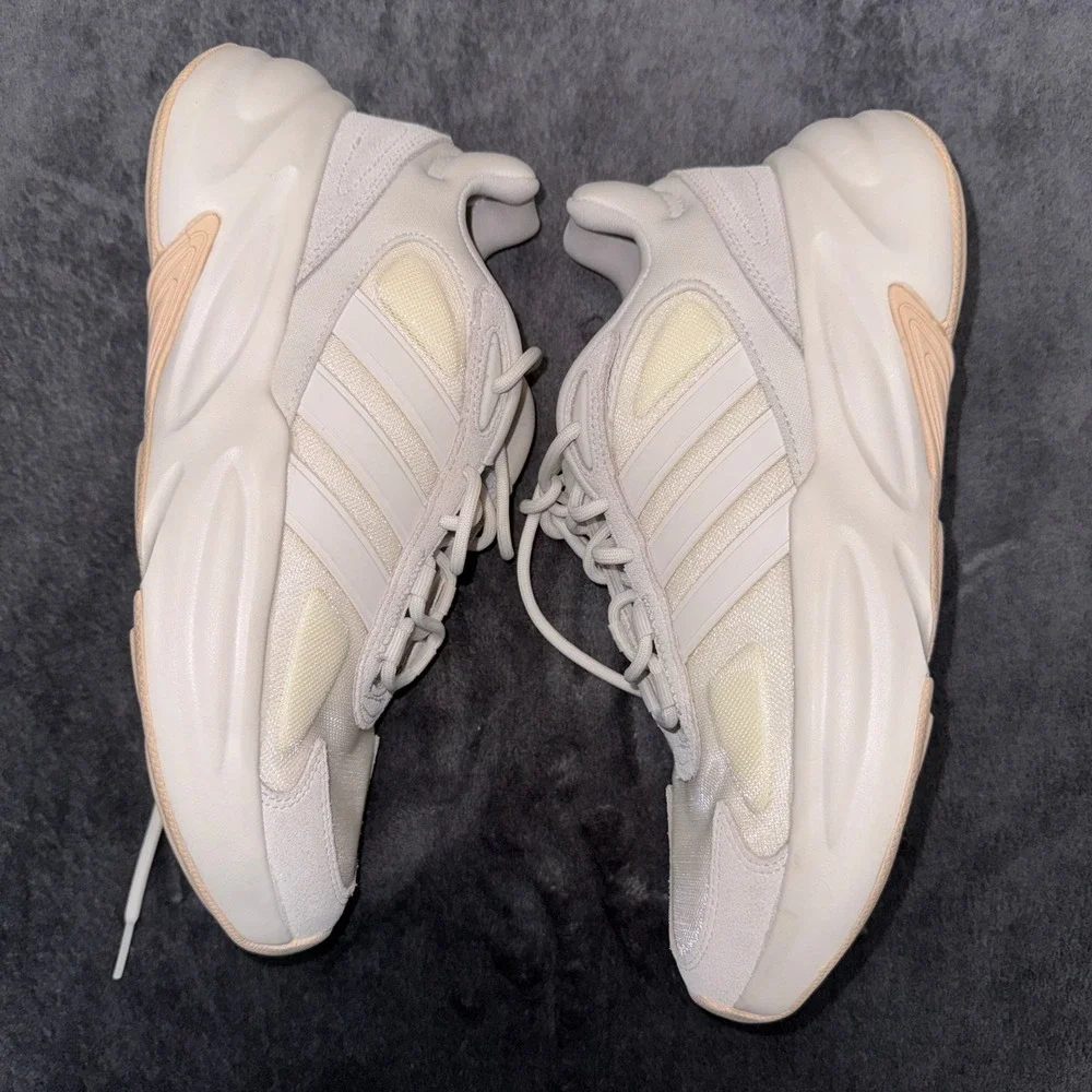 Adidas Ozelia Beige Off White Cloudfoam Adiprene Sneakers Mens Running Shoes